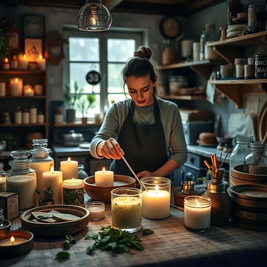 Crafting Your Own Spearmint Tea Scented Candles