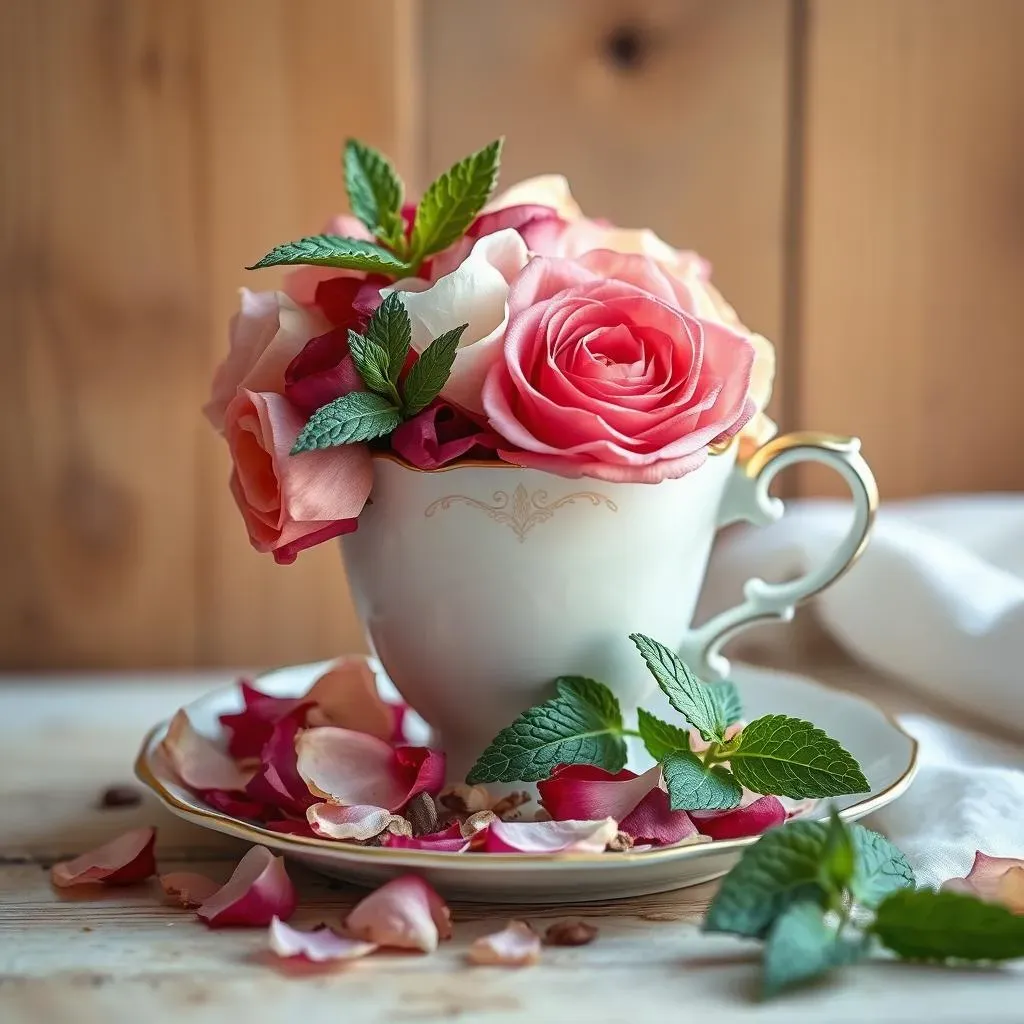 Gathering Your Ingredients: Sourcing the Perfect Rose Petals and Spearmint