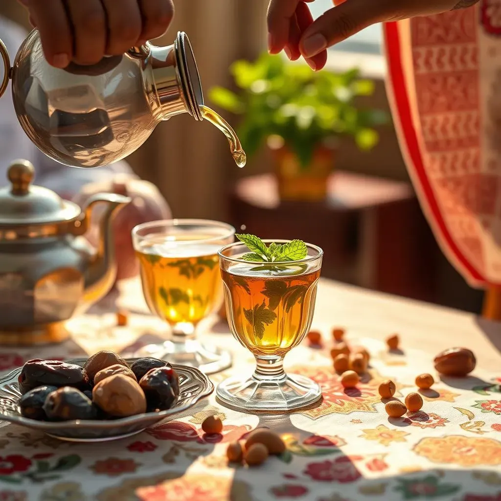 How Kuwaitis Enjoy Their Spearmint Tea