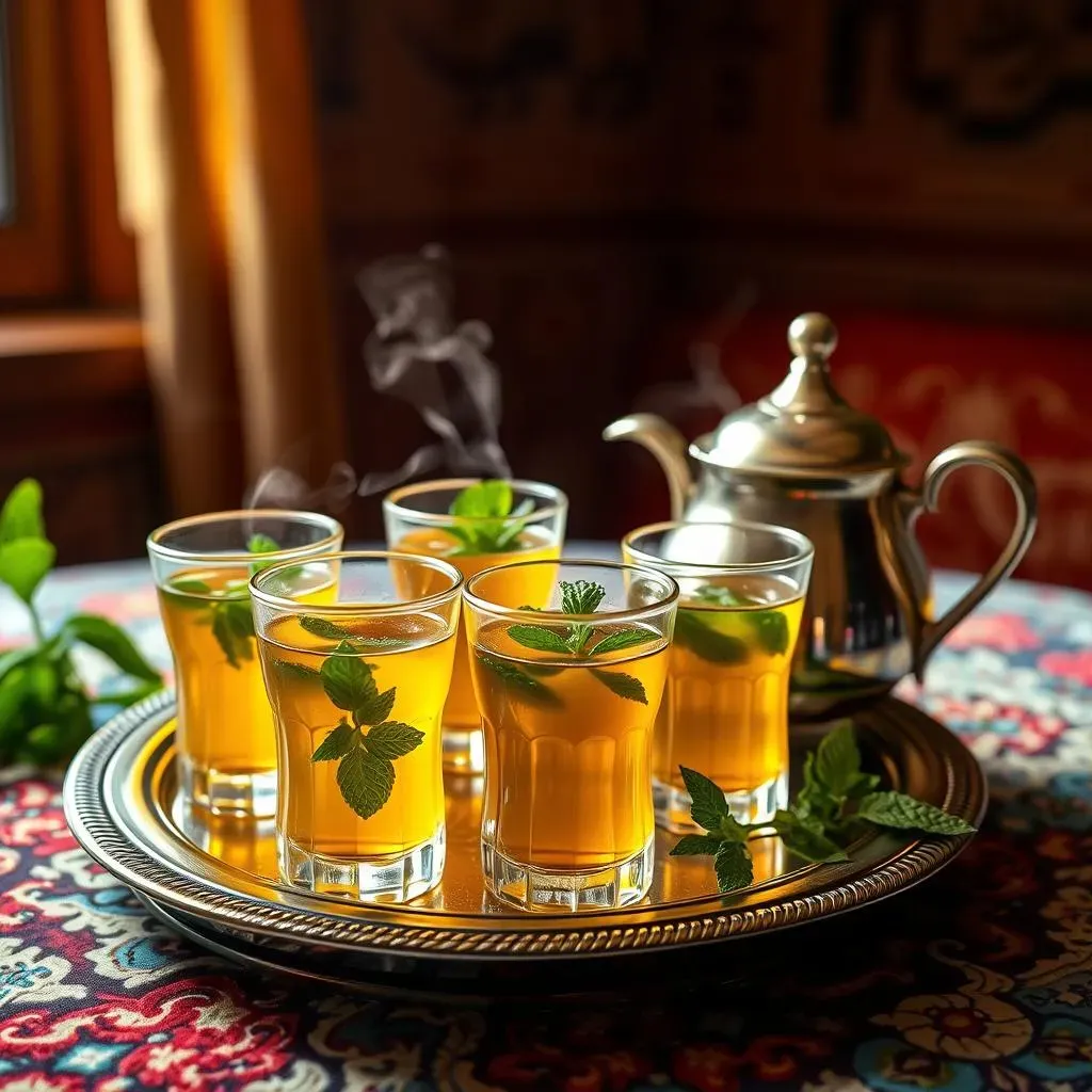 Making and Serving Spearmint Tea: Egyptian Traditions