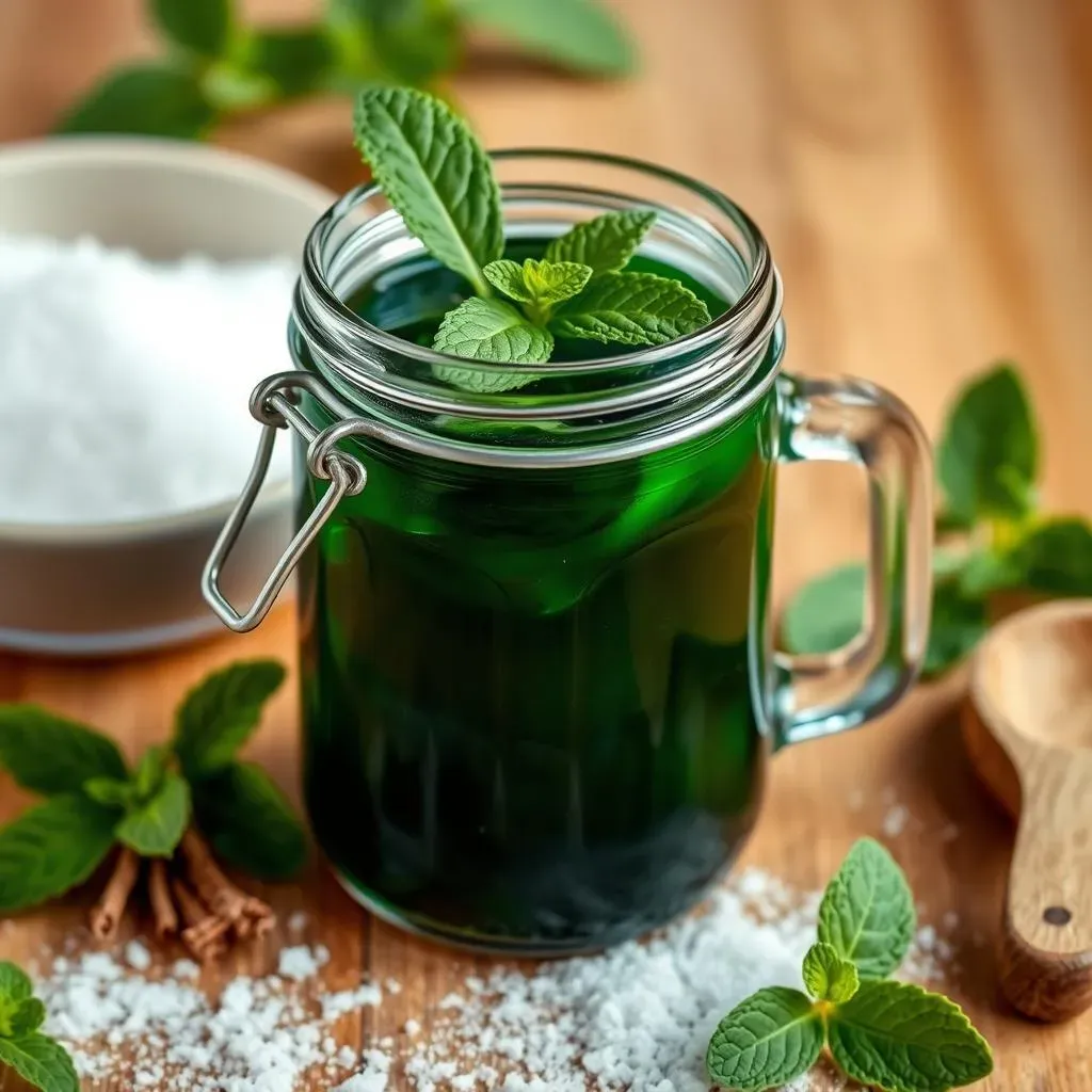 Making Your Own Spearmint Syrup