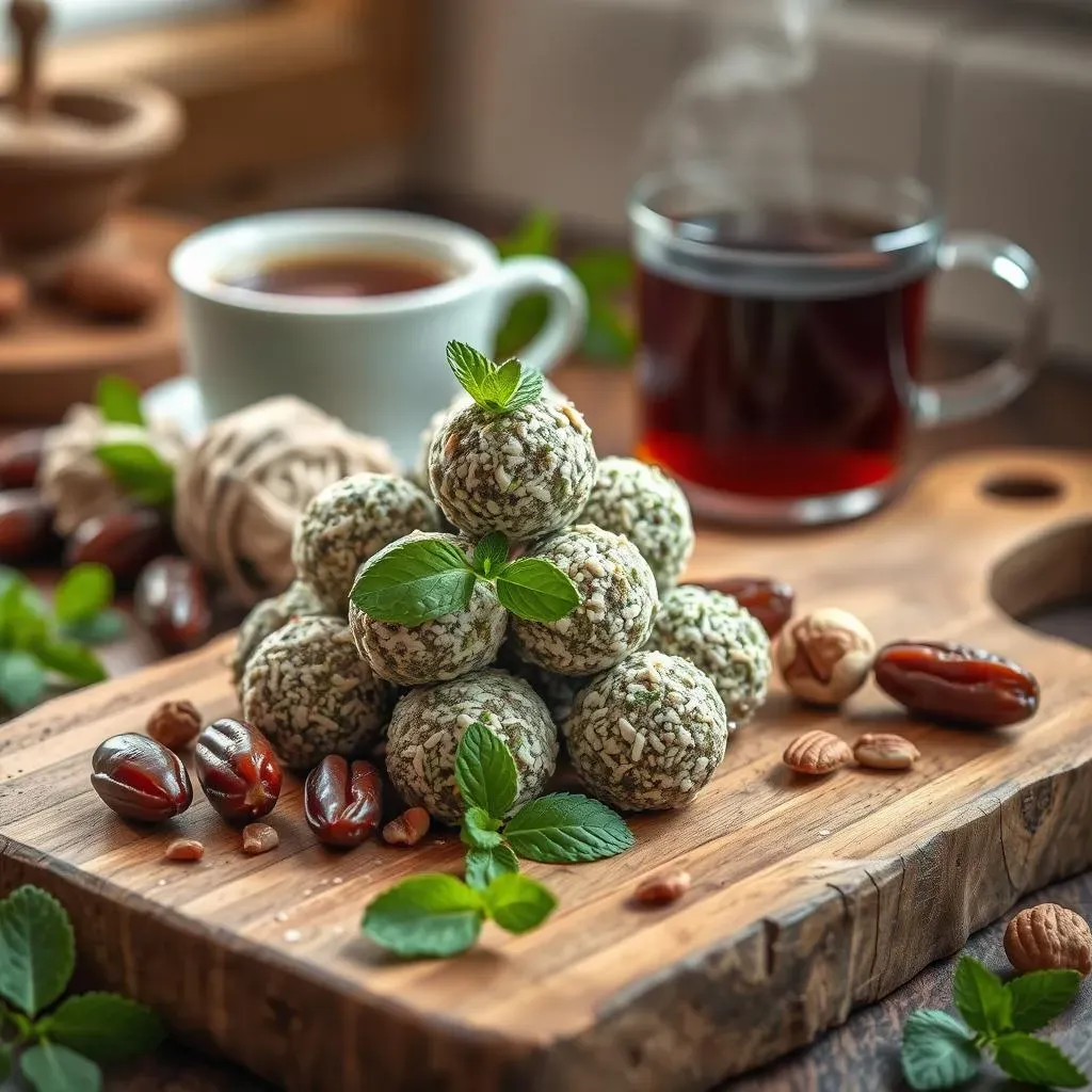 The Allure of Spearmint Tea Energy Balls