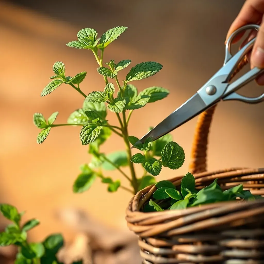 The Right Way to Harvest Spearmint for Tea