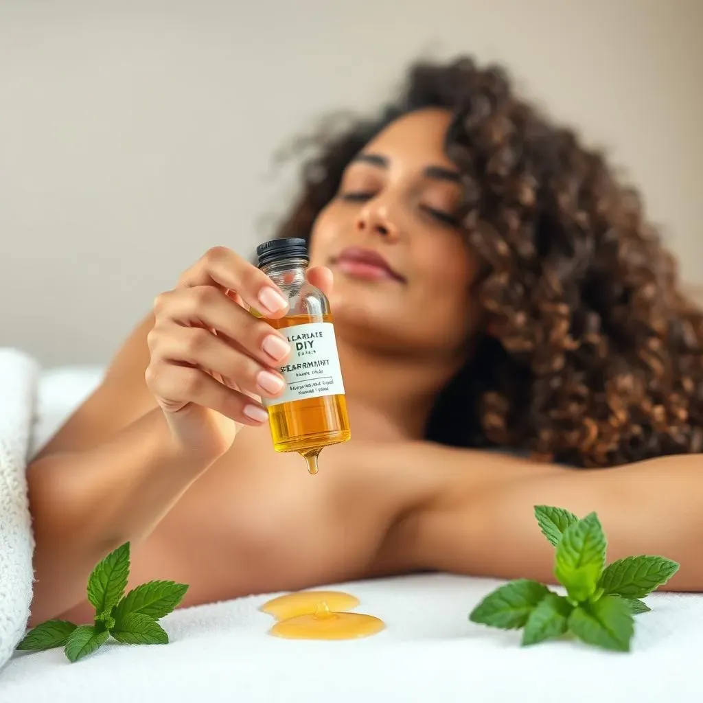 Using and Storing Your DIY Spearmint Tea Massage Oils